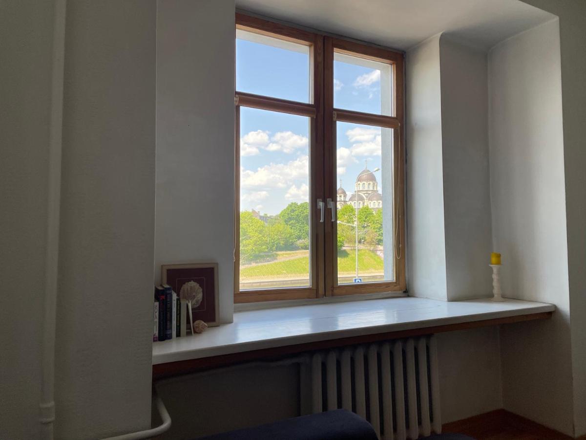 A Cozy Apartment With A Wonderful View Of The River In The Old Town Of VNO Extérieur photo
